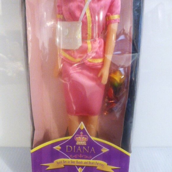 TYS1 - ROYAL DIANA BARBIE By Way Out Toys PRINCESS DIANA Barbie Doll - Picture 4 of 8